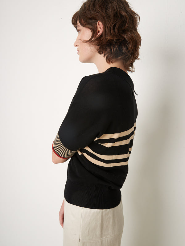 Rue Blanche Htc Stripe 25p Black/str