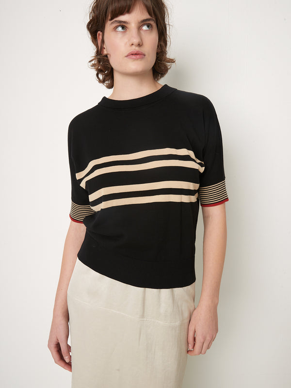 rue blanche Htc Stripe 25p Black/str