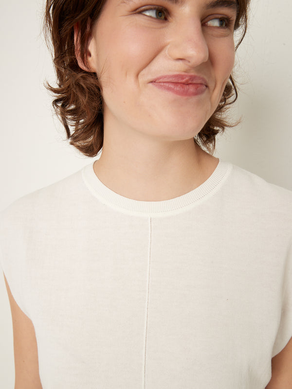 Rue Blanche Htc Top 25p Off White