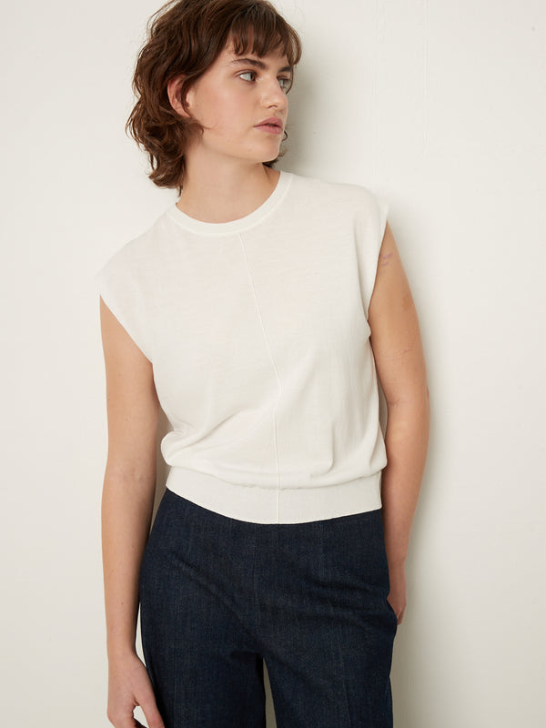 rue blanche Htc Top 25p Off White