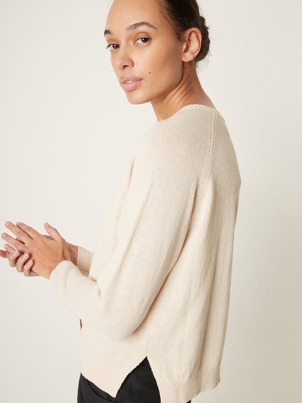 Rue Blanche Jonc Cardi 25e Off White