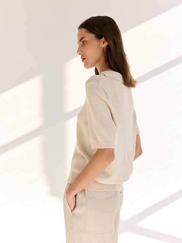 Rue Blanche Jonc Polo 25e Off White