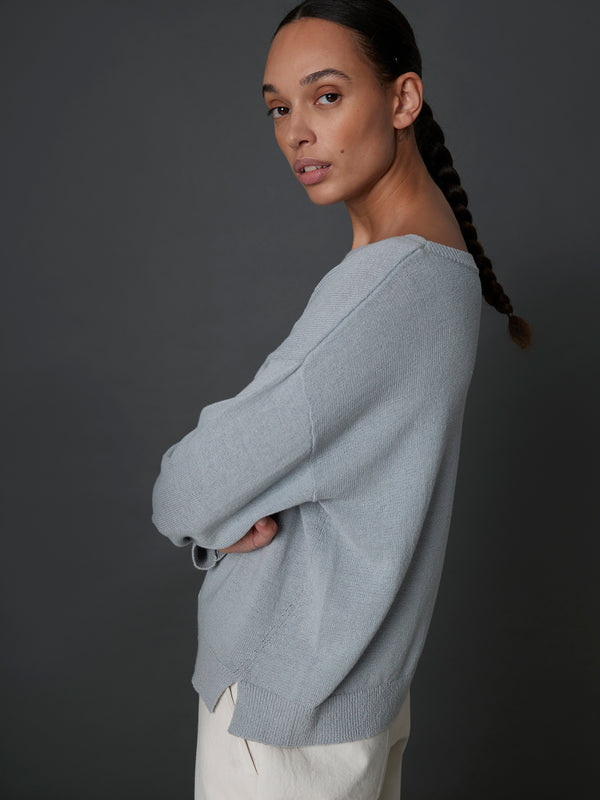 Rue Blanche Jonc Pull 25e Aqua