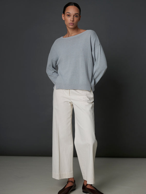 Rue Blanche Jonc Pull 25e Aqua