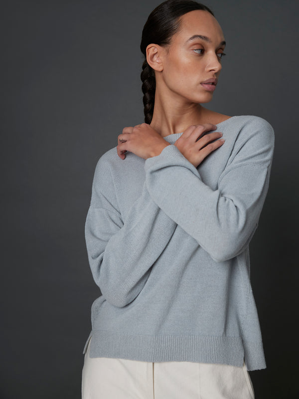 Rue Blanche Jonc Pull 25e Aqua