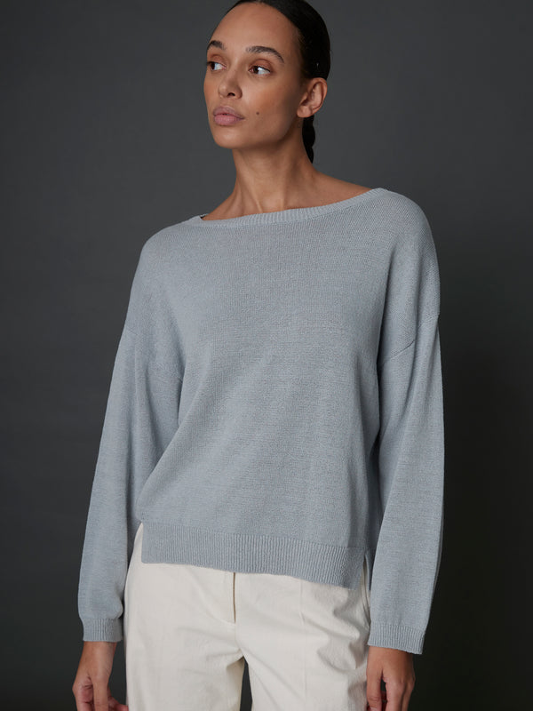rue blanche Jonc Pull 25e Aqua