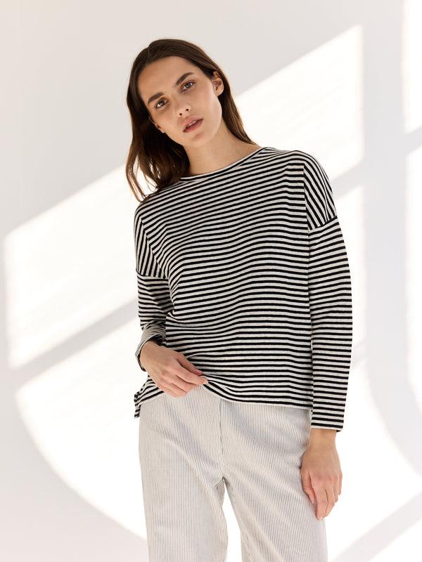 Rue Blanche Lincot Ml T-shirt 24p Stripe