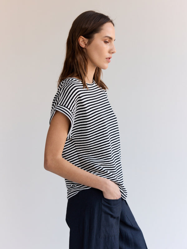 Rue Blanche Lincot Sm T-shirt 24p Stripe