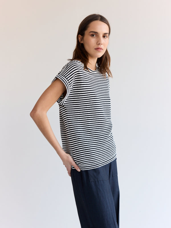 rue blanche Lincot Sm T-shirt 24p Stripe