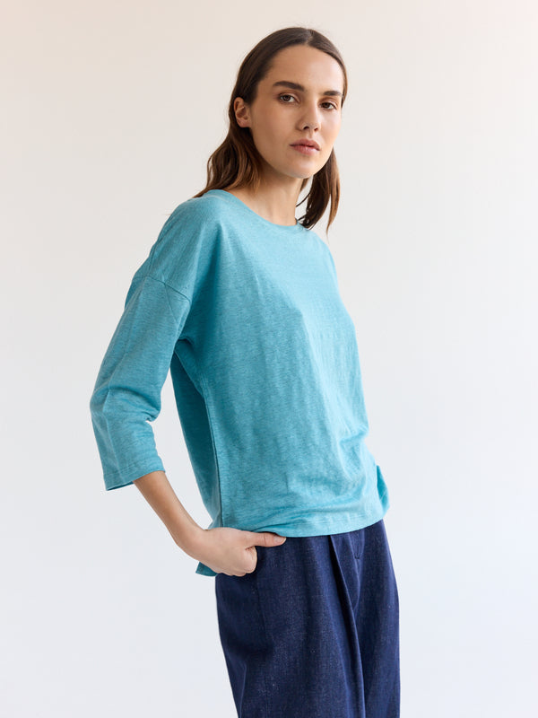 Rue Blanche Lino 3/4 25e Aqua