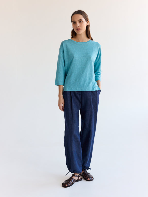 rue blanche Lino 3/4 25e Aqua