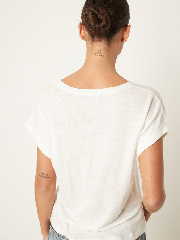 Rue Blanche Lino Sm 25e Off White