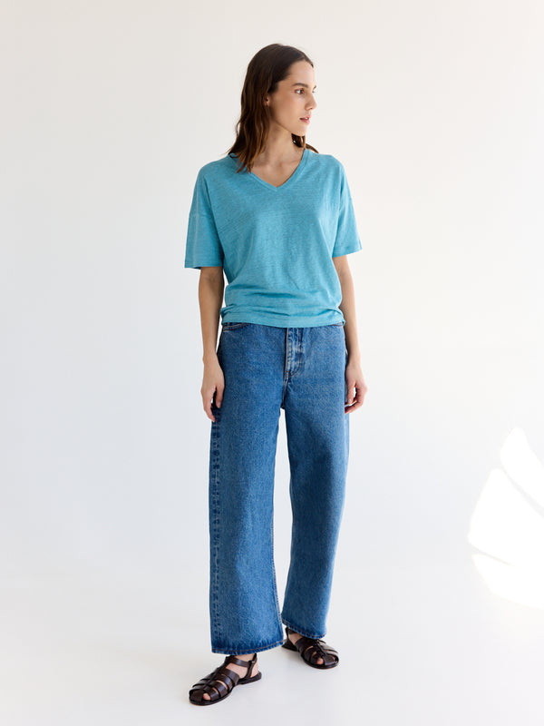 Rue Blanche Lino V 25e Aqua