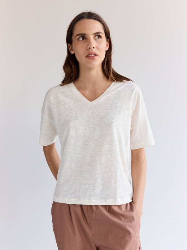 rue blanche Lino V 25e Off White