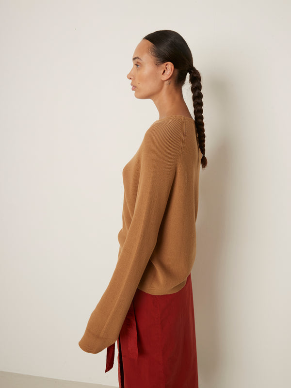 Rue Blanche Mako Sweat 25p Tabac