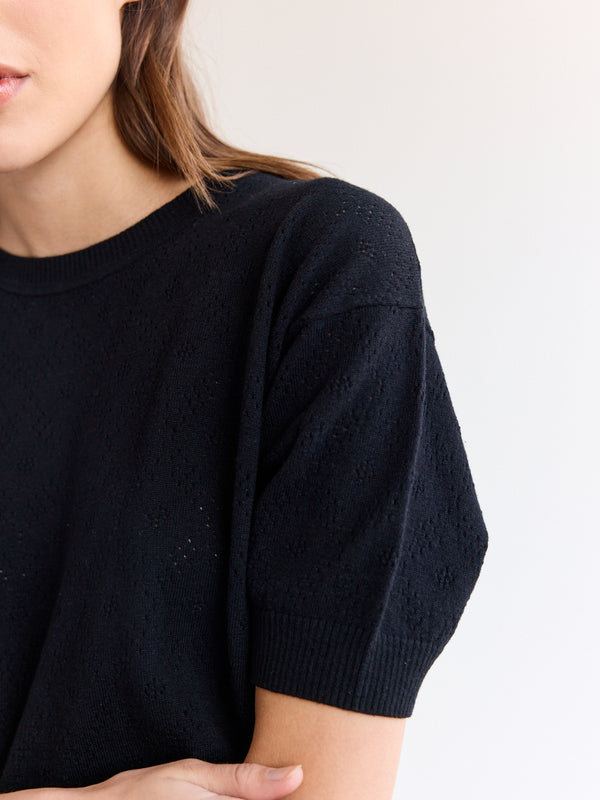 Rue Blanche Mira Mc Top 25p Black