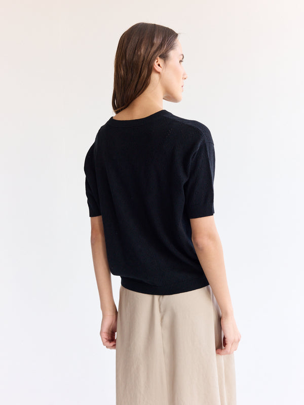 Rue Blanche Mira Mc Top 25p Black