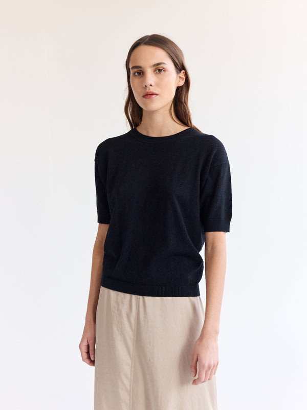 Rue Blanche Mira Mc Top 25p Black