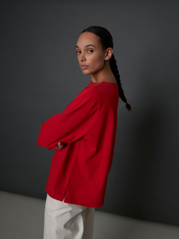 Rue Blanche Net 3/4 25p Red