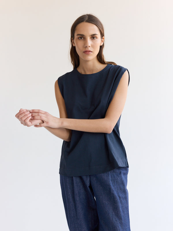 Rue Blanche Net Sm T-shirt 24p Navy