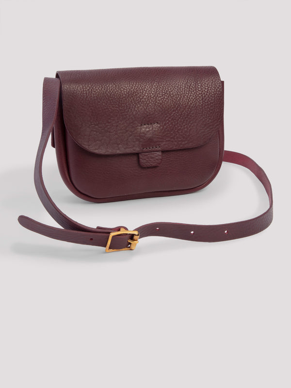 Rue Blanche Orbed Tap Bag Grape - Kate Sheridan