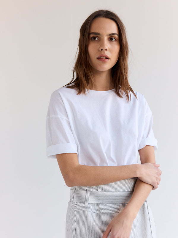 Rue Blanche Organic Relax T-shirt 24p Blanc