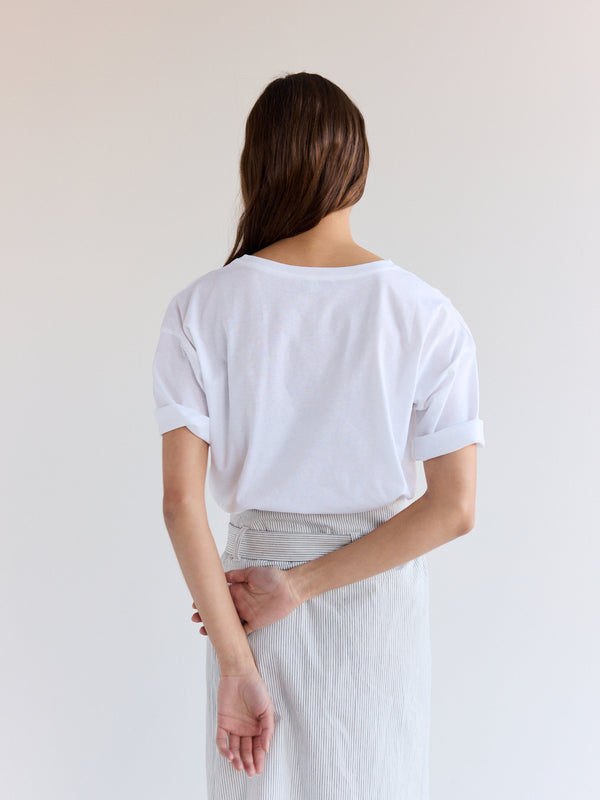 Rue Blanche Organic Relax T-shirt 24p Blanc