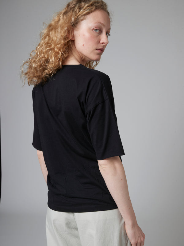 Rue Blanche Organic Relax T-shirt 24p Noir