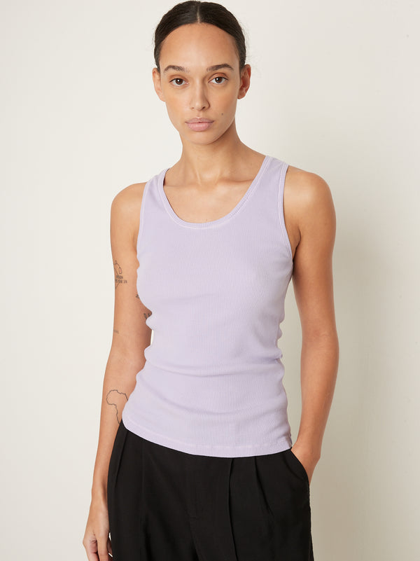 rue blanche Organic Rib Deb 25p Lilas