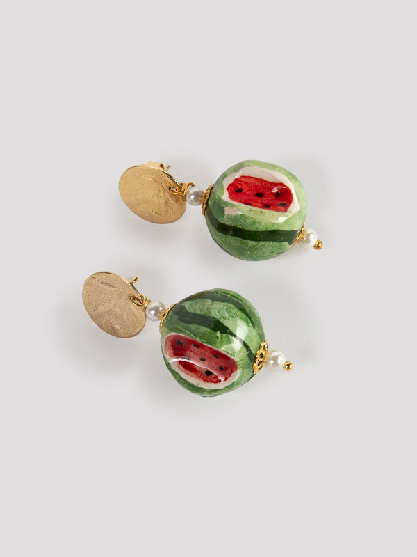 Rue Blanche Pastèque Earrings - Cashfana