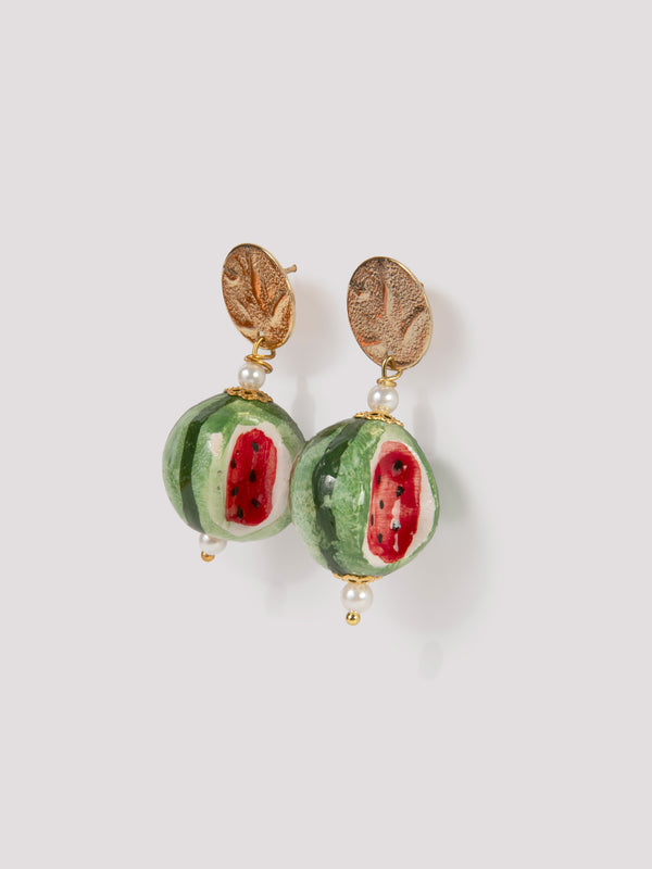 rue blanche Pastèque earrings - Cashfana
