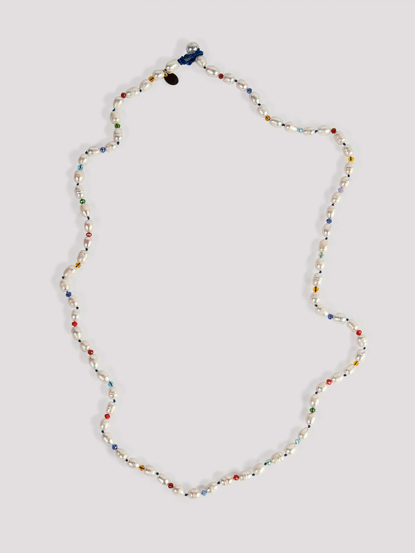 Rue Blanche Perl Necklace Nacre - Cashfana