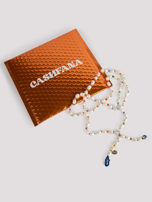 Rue Blanche Perl Necklace Nacre - Cashfana