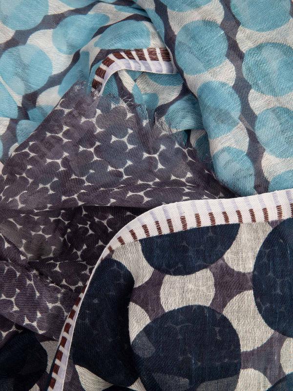 Rue Blanche Printed Scarf Sky Ps2430 - Epice