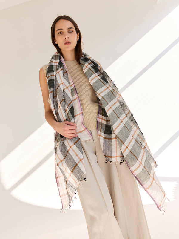 rue blanche Scarf PS2503 charcoal - Epice