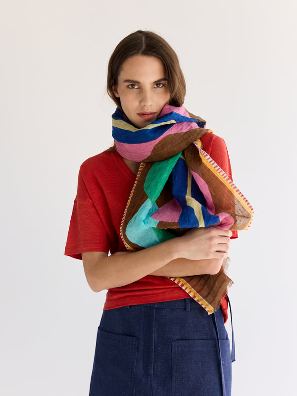 Rue Blanche Scarf Ps2531 Pecan - Epice