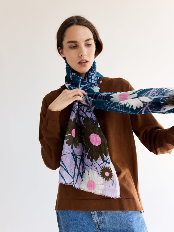 rue blanche Scarf PS2581 ocean - Epice