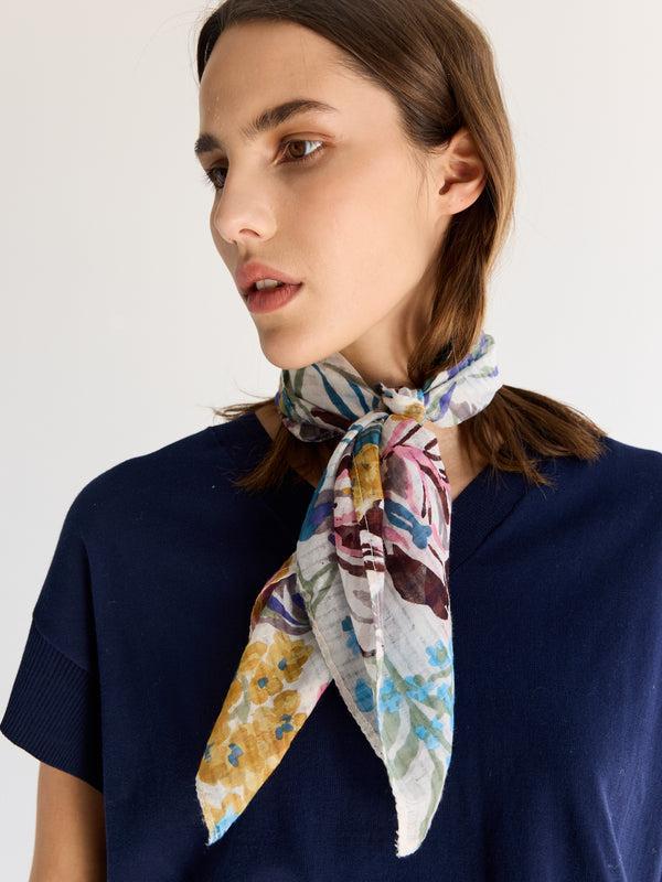 rue blanche Scarf ps2593 white mini - Epice