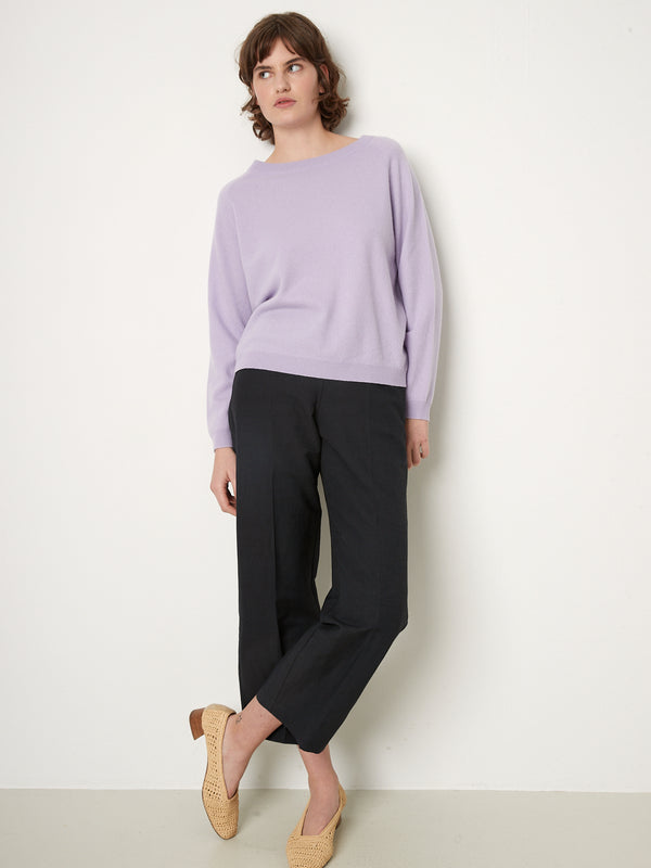 rue blanche Solux Rond sweater 25p Glycine