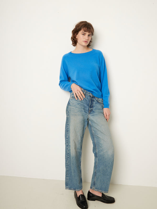 Rue Blanche Solux Rond Sweater 25p Light Blue