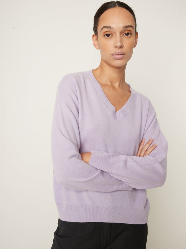 Rue Blanche Solux V Sweater 25p Glycine