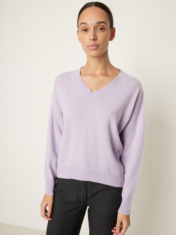 Rue Blanche Solux V Sweater 25p Glycine