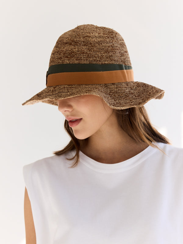 Rue Blanche Sunny Hat Khaki - Vive La Différence