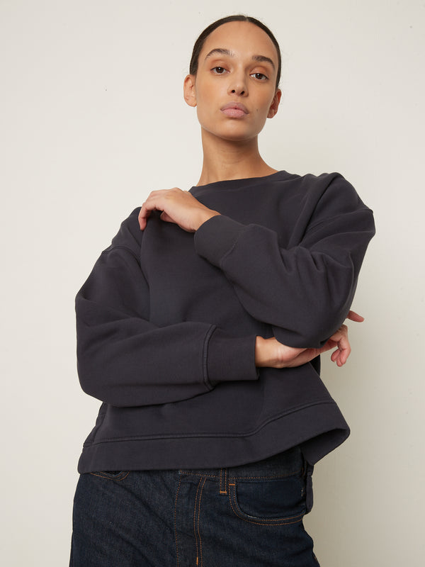 rue blanche Sweat 25p Navy