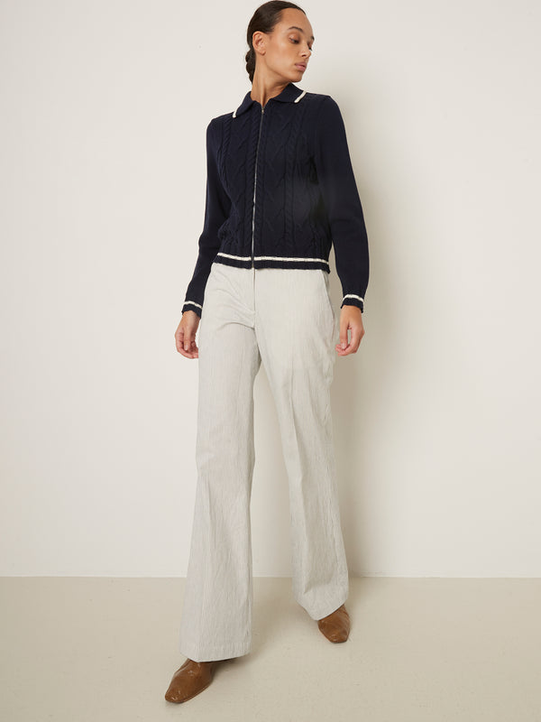 rue blanche Tennis Blouson 25p Navy