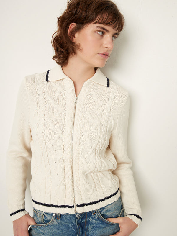 rue blanche Tennis Blouson 25p Off White