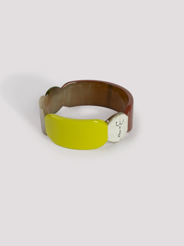 Rue Blanche Totem Bracelet Lime - L'Indochineur