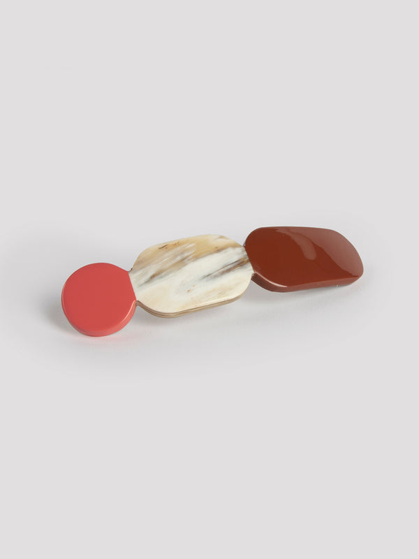 Rue Blanche Totem Hair Pin Burgundy - L'Indochineur