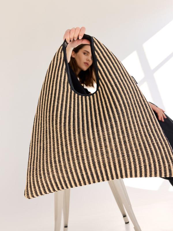 rue blanche Triangle bags stripes - Arron