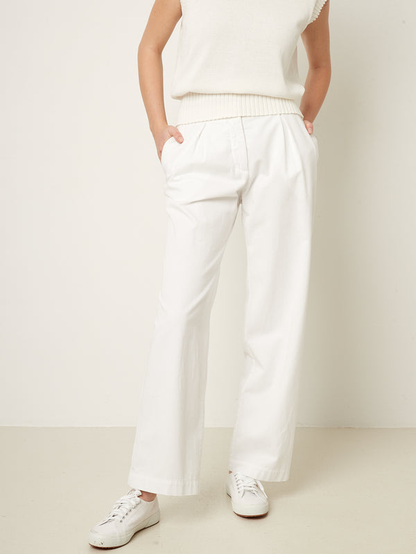 Rue Blanche Twill Lusca Pants 25p White